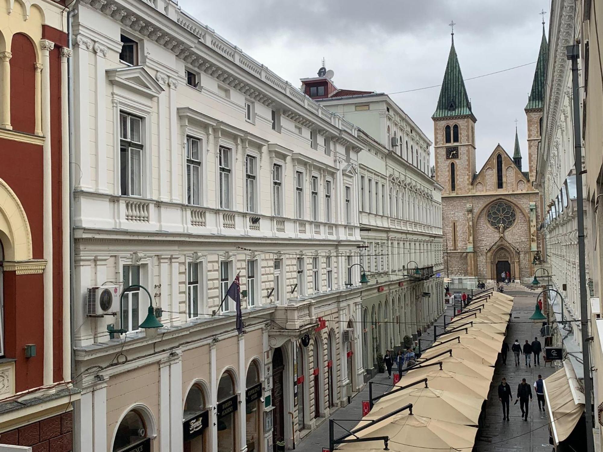 Cute And Cozy Studio With Cathedral View-Excellent Location Сараево Экстерьер фото